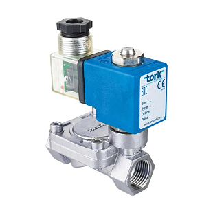 Valvola elettromagnetica in acciaio inossidabile TORK T-SYD 607 DN 40