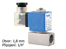 Valvola elettromagnetica in acciaio inox TORK T-SK 601 DN 8, 230 VAC