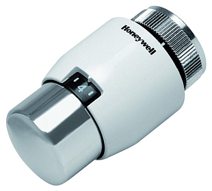 Testa termostatica Honeywell T4021 con attacco M30 x 1,5 - bianco/cromo