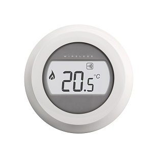 Termostato ambiente wireless monozona Honeywell Round T87RF2083