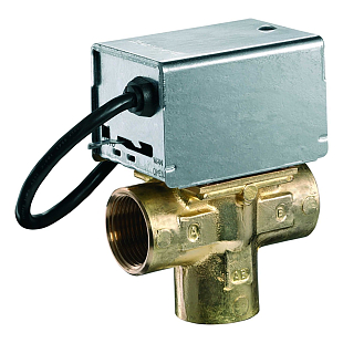 Valvola di distribuzione a tre vie con attuatore elettrico Honeywell V4044C1189/B DN 20