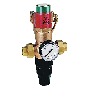 Separatore di tubazioni Honeywell R295H-1A, classe di rischio 4. BRONZO, controllo idraulico, pressione 0,5 bar, DN 25