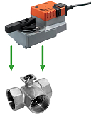 Assemblaggio dell'attuatore con valvola