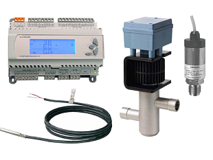 Kit di regolazione per raffreddamento Siemens CPS40 DN25, kvs.6,3m3/h (CPS40.630)