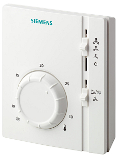 Termostato ambiente per fan coil a due tubi Siemens RAB 11.1 (RAB11.1)