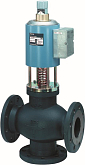 Valvola flangiata magnetica Siemens M3P80FY, 120°C, 24 VAC
