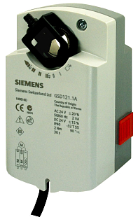 Attuatore a farfalla Siemens GSD321.1A, 230 V, 2 punti