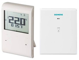 Termostato ambiente wireless Siemens RDE 100.1 RFS (RDE100.1RFS)