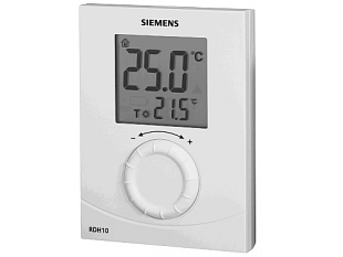 Termostato ambiente digitale con manopola di controllo Siemens RDH 10 (RDH10)