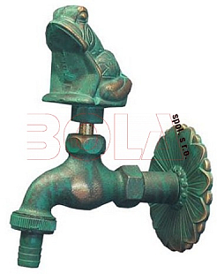 Rubinetto di scarico nostalgico Schlösser Rana