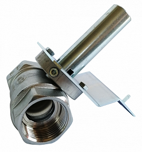 Valvola a sfera Giacomini R250 DN 10 con adattatore per Belimo LF, LM - variante LM