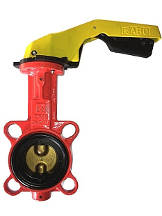Valvola a farfalla interflangiata per gas Abo Valve 610B-G080
