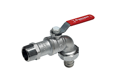 Rubinetto a sfera di scarico Giacomini R621 DN20 con leva (R621X014)