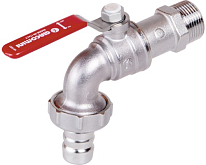 Rubinetto a sfera di scarico Giacomini R621 DN25 con leva (R621X015)