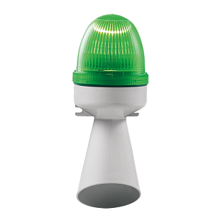 Segnalazione combinata luminosa e sonora SIRENA - Verde