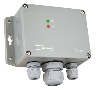 Rilevatore di Ammoniaca (ammoniaca) con sensore elettrochimico EVIKON E2638-NH3-E-R-B-LED-230