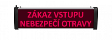 Cartello unilaterale SVN 722 LED Divieto di accesso, Pericolo di avvelenamento