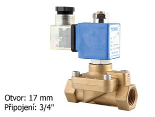 Valvola elettromagnetica per olio combustibile TORK T-YN 404 DN 20, 24 VDC