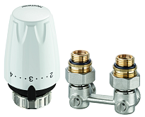 Set radiatore testa e valvola IMI Heimeier DXVTRIMK12 angolare DN 15