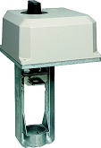 Attuatore per valvola di regolazione Honeywell ML6421A3013, 1800N, 230VAC, controllo manuale