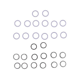 Set di O-ring per Grundfos CMBE (96932397)