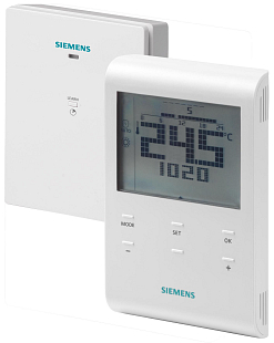 Termostato ambiente wireless Siemens RDE 100.1 RFS-XA (RDE100.1RFS-XA)