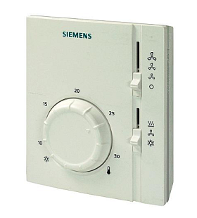 Termostato ambiente per fan coil a quattro tubi Siemens RAB 31.1 (RAB31.1)