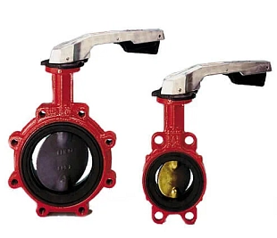 Valvola a farfalla wafer per acqua Abo Valve 923B300