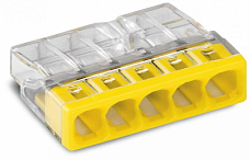 Morsetto di connessione WAGO COMPACT a 5 conduttori, 100 pezzi