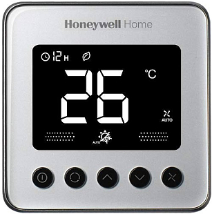 Termostato digitale Honeywell TF428SN-RSBS-U argento, per fancoil