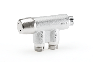 Valvola miscelatrice termostatica Taconova NOVAMIX Compact DN15 con valvola di ritegno, 30-70°C