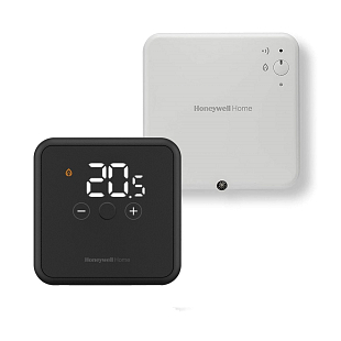 Termostato digitale wireless con modulazione Honeywell DT4R, nero (YT43MRFBT32)