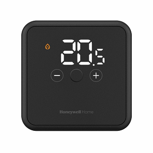 Termostato digitale wireless Honeywell DT4R, senza unità di commutazione, nero (DTS42BRFST22)