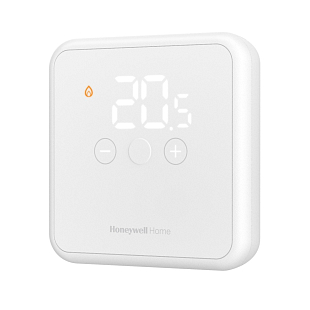 Termostato digitale wireless Honeywell DT4R, senza unità di commutazione, bianco (DTS42WRFST20)