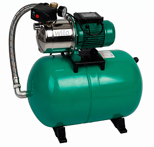 Pompa autoadescante domestica con serbatoio a membrana Wilo HWJ 201 EM 20l (2870211)