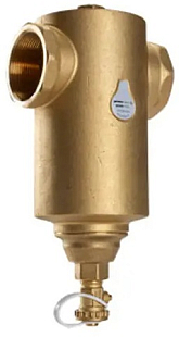 Separatore di impurità in ottone Spirotech Spirotrap AE100 con attacco orizzontale 1"