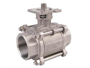 Valvola a sfera in acciaio inox con flangia ISO Tork KV903 DN 65