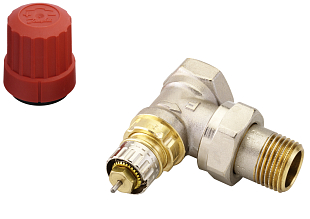 Valvola angolare per radiatore Danfoss RA-N 1/2" DN 15 (013G0013)