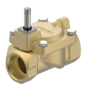 Valvola elettromagnetica Danfoss EV220S, NC, G 1 1/4”, 15,0 m3/h, FKM (042U4633)