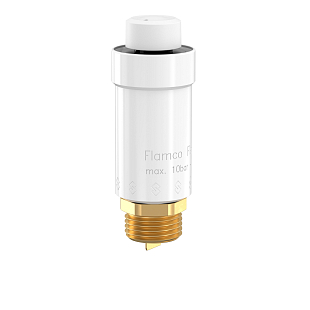 Valvola di sfiato Flamco Flexvent G 1/2" M bianca (27743)