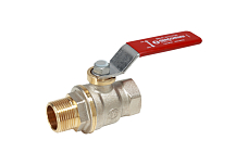 Valvola a sfera con leva GIACOMINI R914L, filetto interno/esterno, 2" (R914LX028)