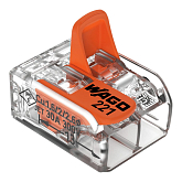 Morsetto di collegamento WAGO COMPACT 5-conduttori 15 pezzi (221-615)