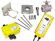 Assemblaggio Schischek EXMAX-15.30-Y e valvola a sfera a due vie T-KV903.25 (SCH25.202)