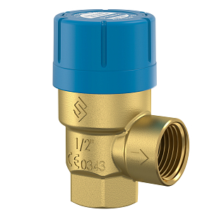 Valvola di sicurezza per acqua potabile Flamco Prescor B 1/2" x 1/2", 6 bar (27100)
