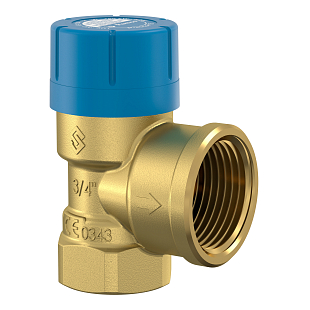 Valvola di sicurezza per acqua potabile Flamco Prescor B 3/4" x 1", 8 bar (27111)