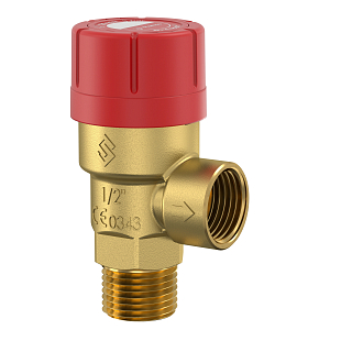Valvola di sicurezza Flamco Prescor 1/2" M x 1/2", 3 bar (27675)