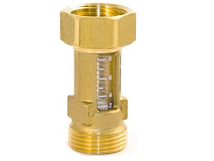Indicatore di portata Taconova Flowmeter DN 15 - 1,65 m3/h (223.4219.000)