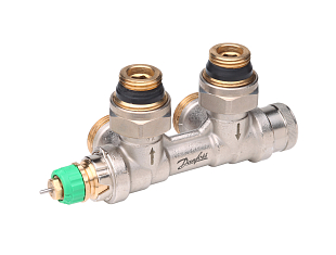 Valvola termostatica per radiatore Danfoss VHS-DV dinamica ad angolo sinistra (013G7878)