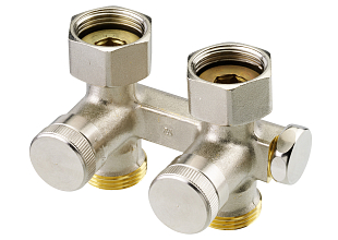 Raccordo doppio per radiatore Danfoss RLV-K DN 20 diritto (003L0281)