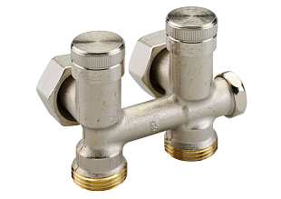Raccordo doppio per radiatore Danfoss RLV-K DN 20 ad angolo (003L0283)